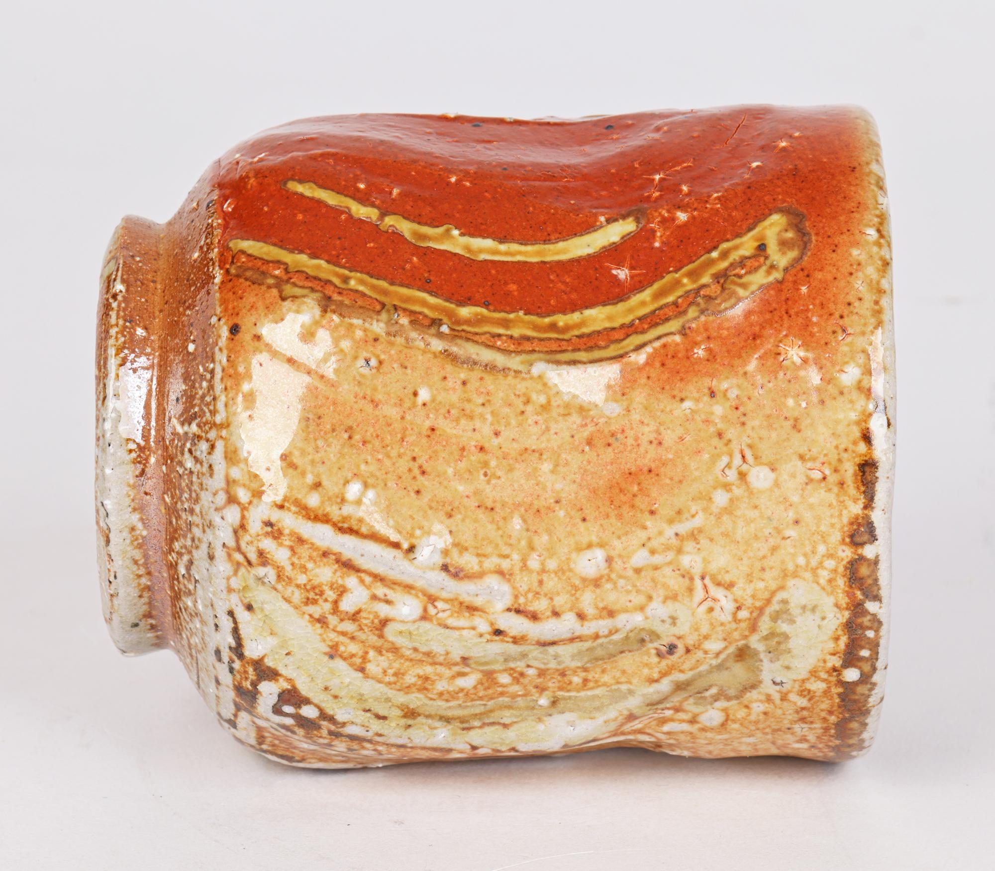 Ruthanne Tudball Soda Glazed Studio Pottery Yunomi Drinking Vessel For Sale 4