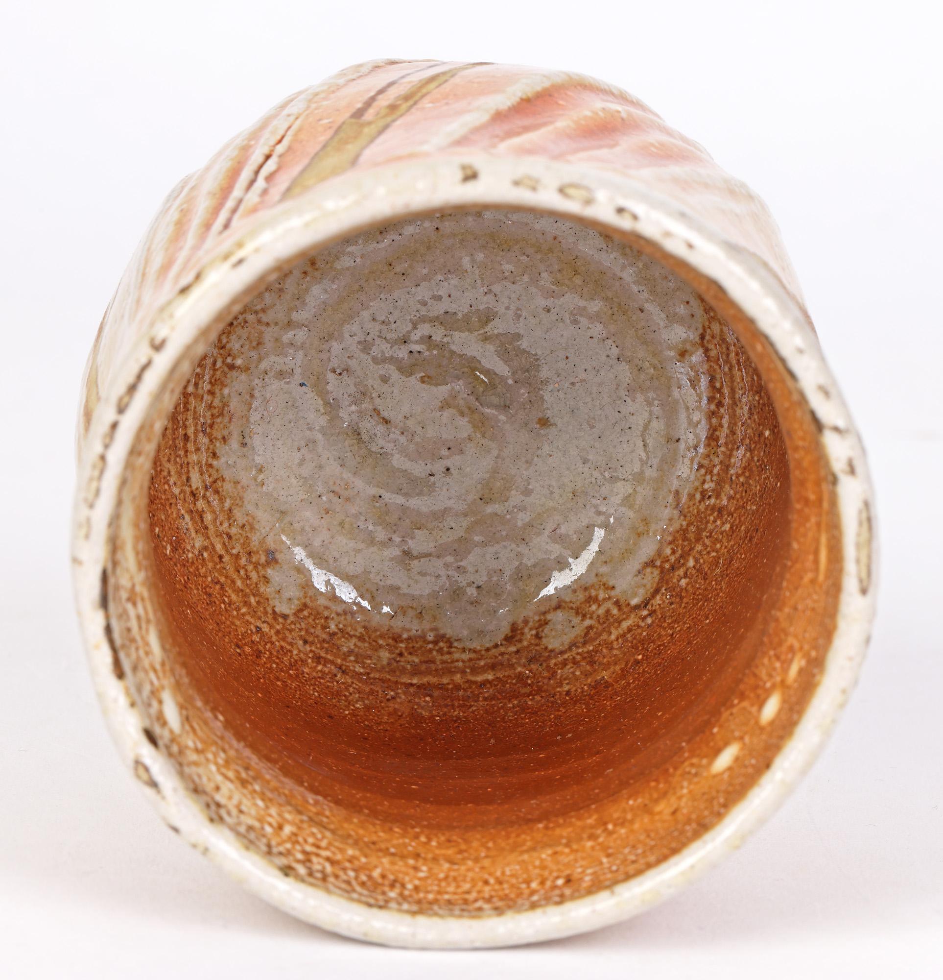 Vaso da bere Ruthanne Tudball Soda Glazed Studio Pottery Yunomi in vendita 4