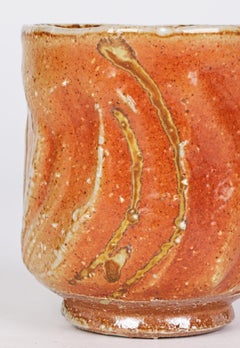 Ruthanne Tudball Soda Glazed Studio Pottery Yunomi Drinking Vessel