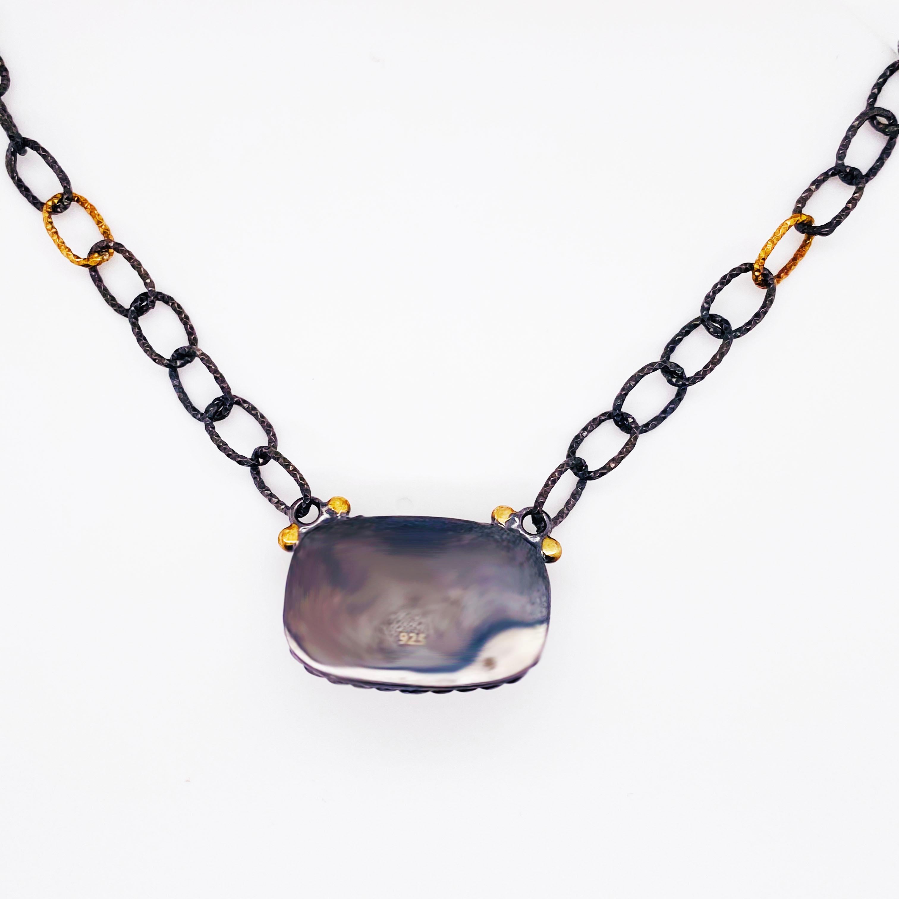 14k yellow gold rutilated quartz wire necklace