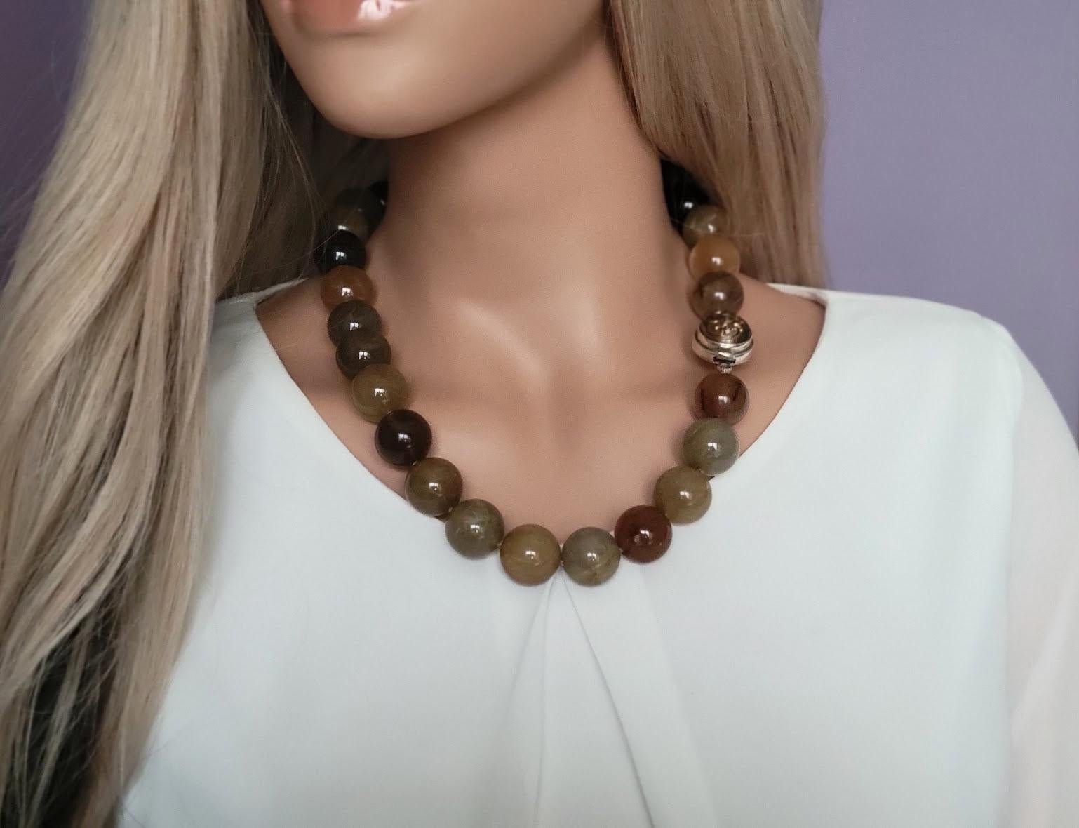 Women's Rutilated Quartz Necklace For Sale