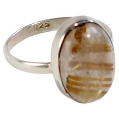 Rutilated Quartz Ring