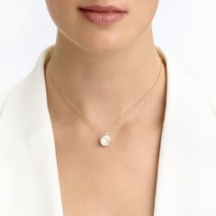 Rutile Quartz Pendant in 18kt Rose Gold