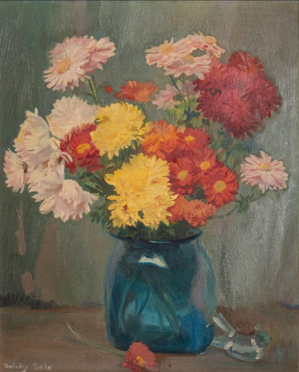 Bouquet Still Life - Painting by Rutledge Bate