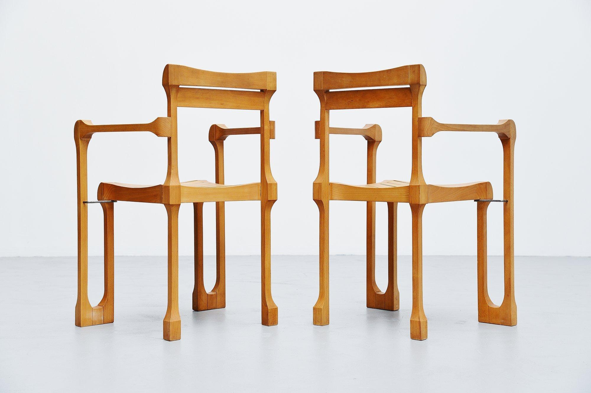 Dutch Ruud Jan Kokke Armchairs Holland 1990