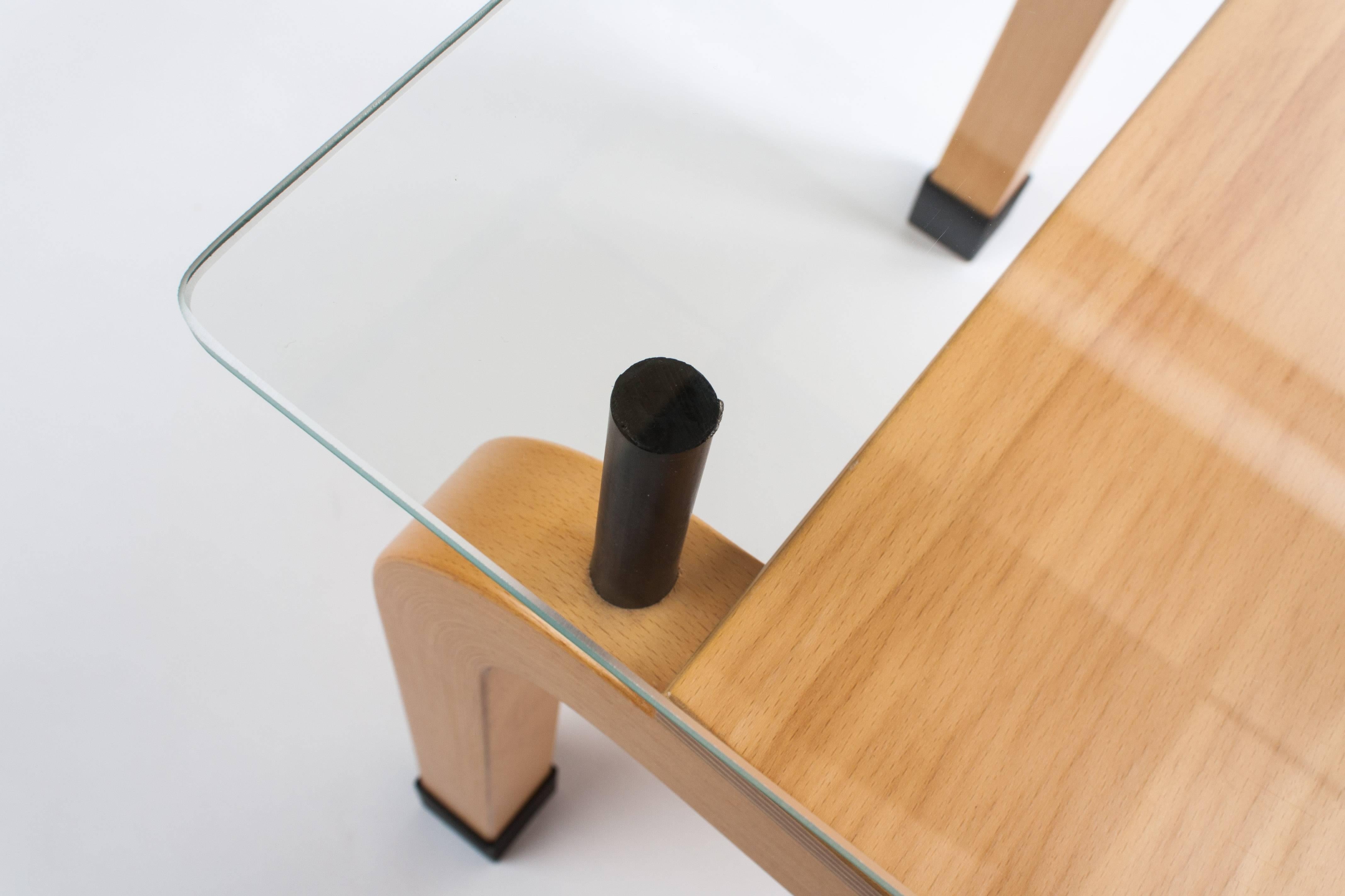 Modern Ruud Jan Kokke Bended Wood Tables Japanese Style