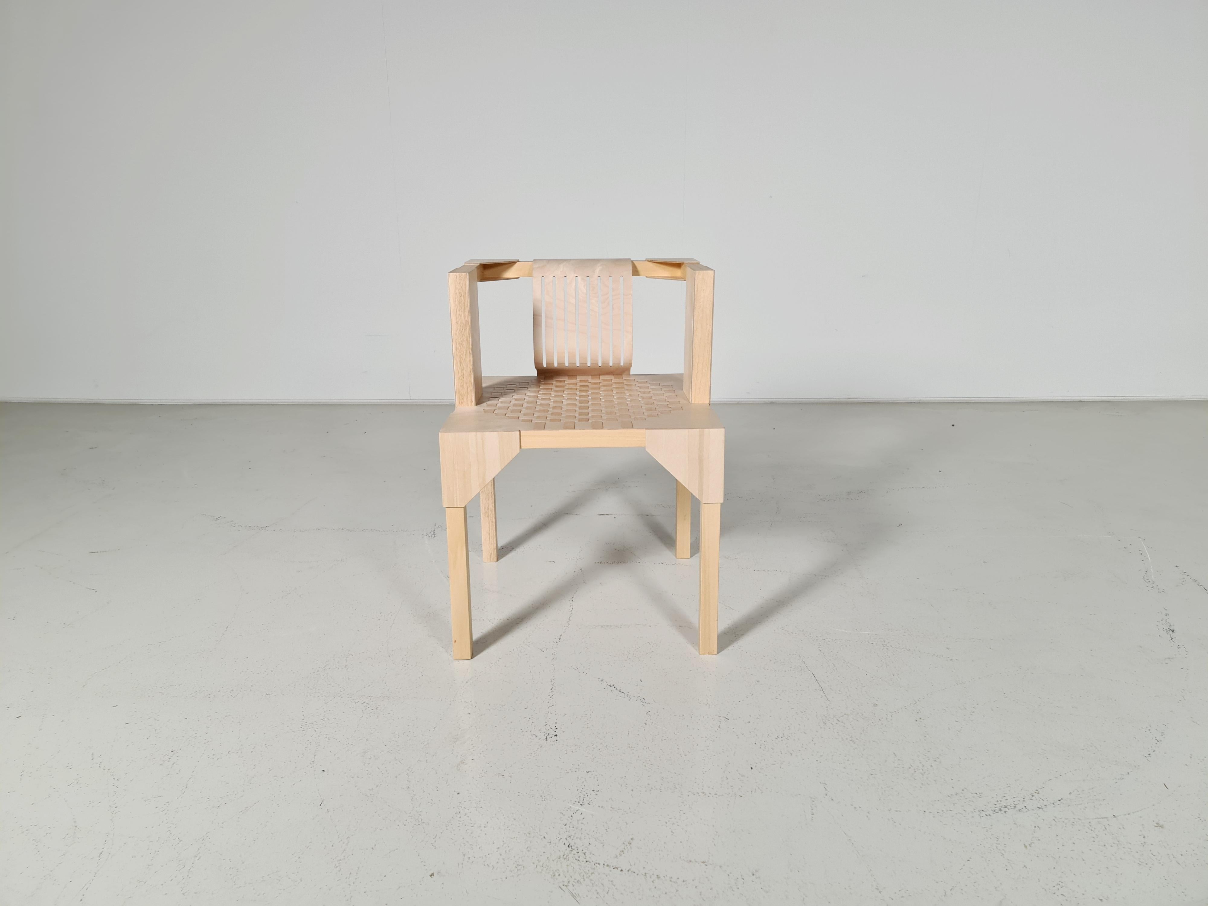 Mid-Century Modern Ruud Jan Kokke Chair 40, The Netherlands, 1990 For Sale