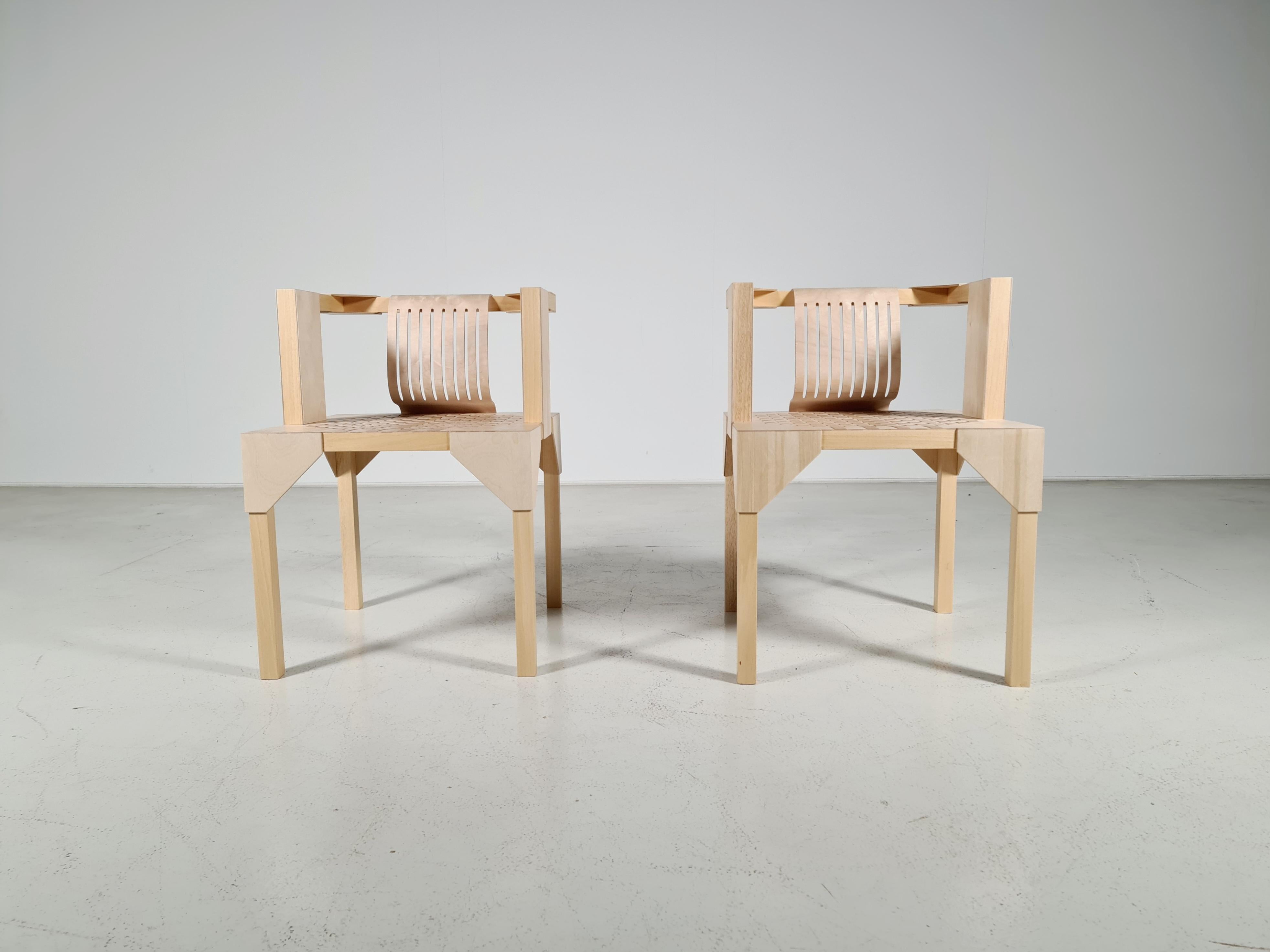 Dutch Ruud Jan Kokke Chair 40, The Netherlands, 1990 For Sale