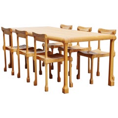 Ruud Jan Kokke Dining Table Set, Holland, 1990