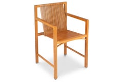 Ruud Jan Kokke. Pair of minimalist oak armchairs. 1980s