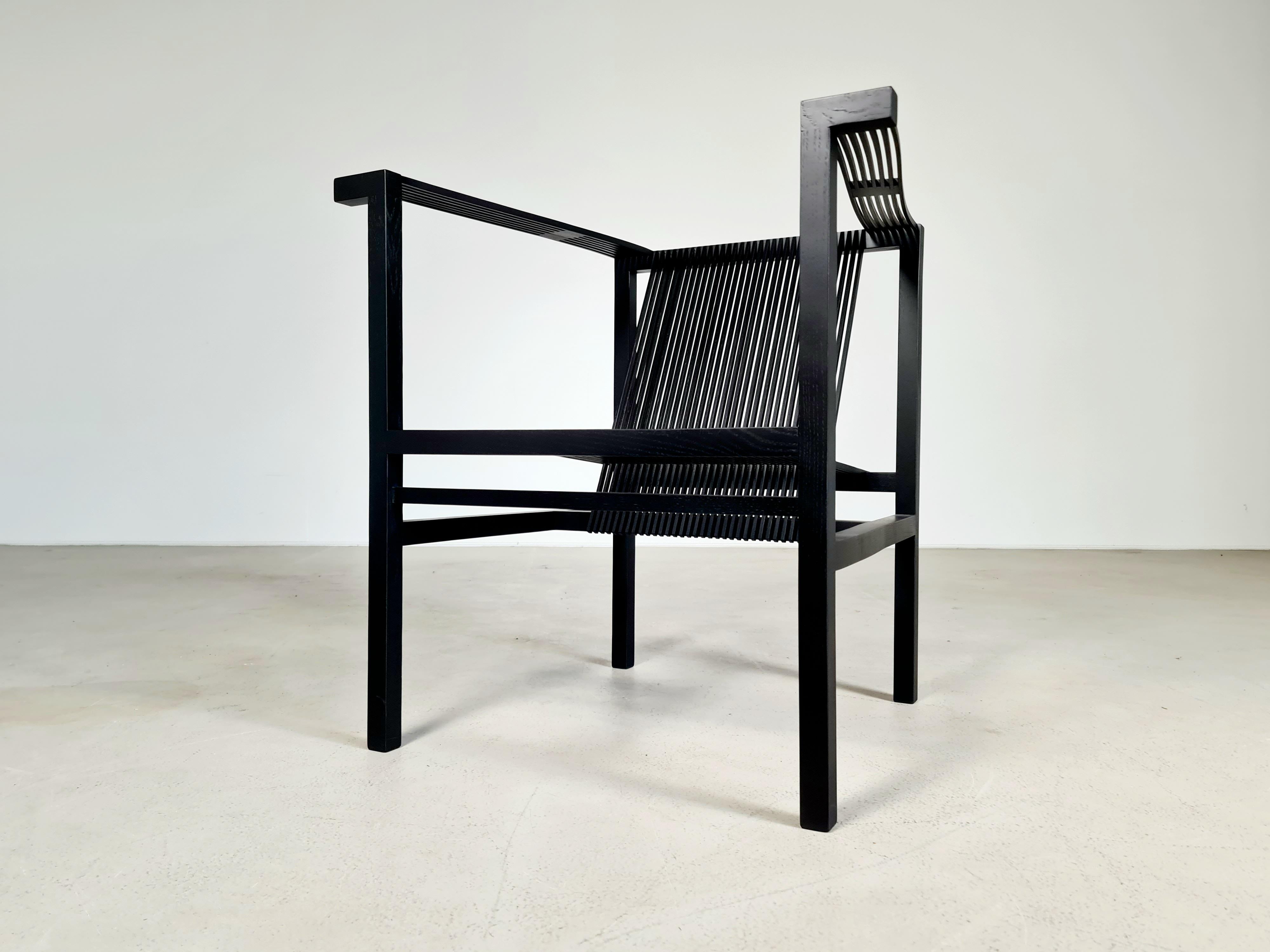 Ruud-Jan Kokke Slat Chair 'fauteuil 21', the Netherlands For Sale 5