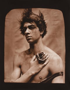 Silver gelatin print from Ruven Afanador "Sombra" series, stamped on verso