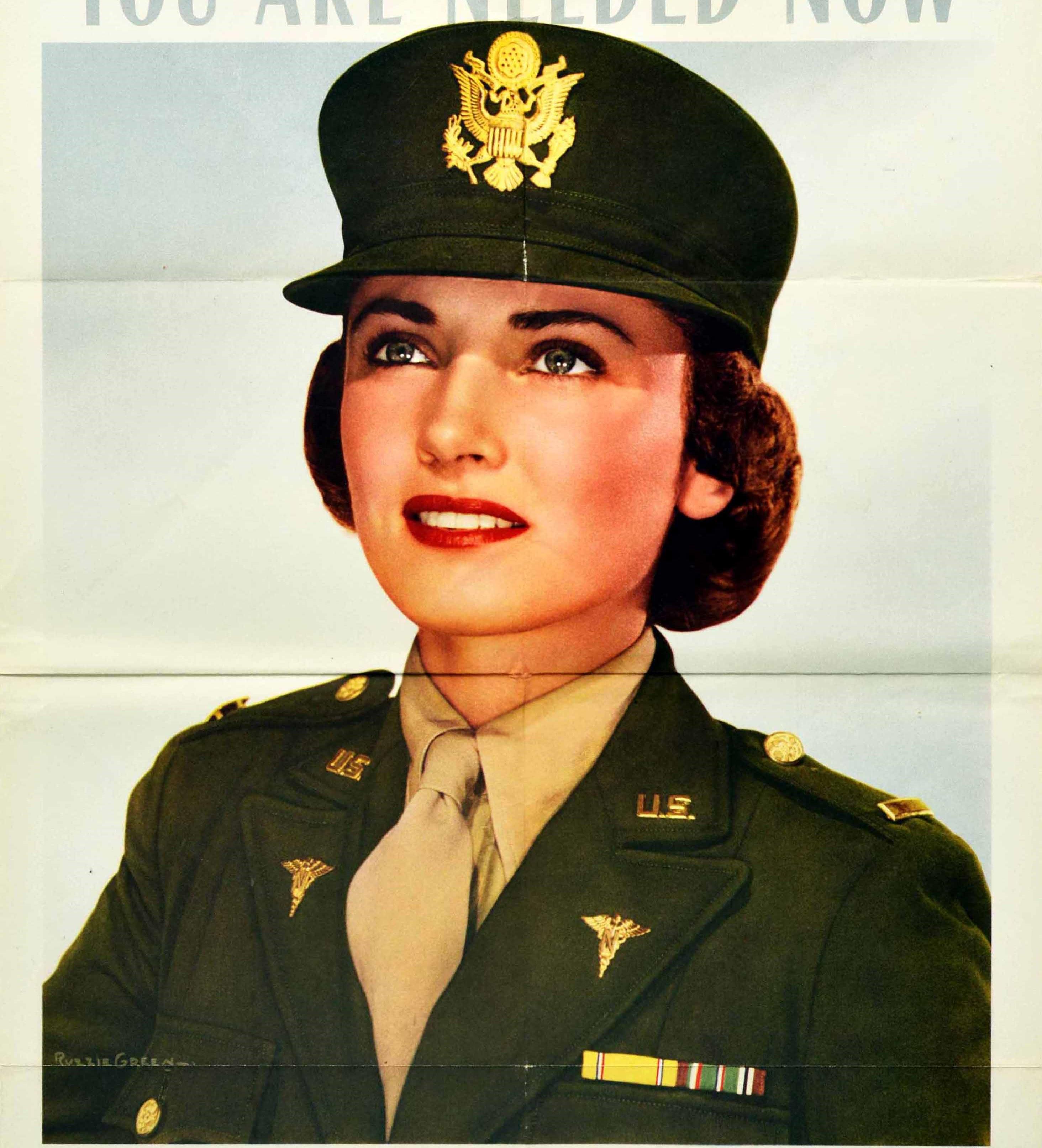 ww2 nurse poster