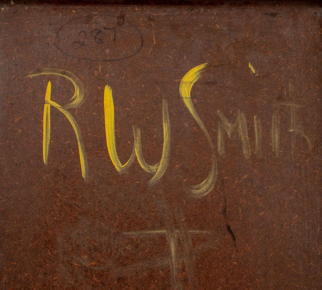 R.W. Smith (American, XX-XXI), Abstract Composition, Oil on Board, signed verso, unframed.

38