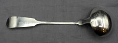 R&W Wilson Coin Silver Soup Ladle
