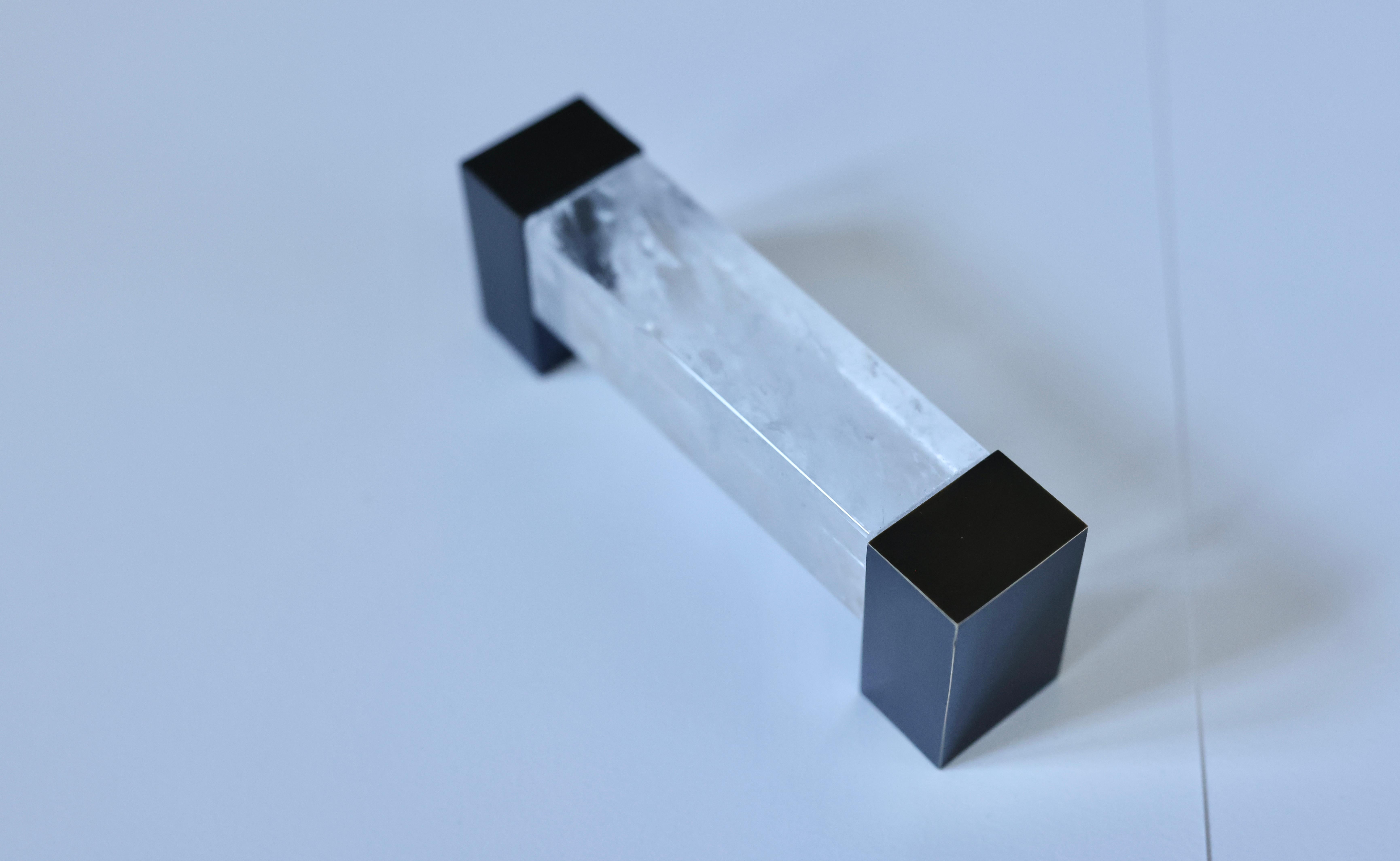 RWA Rock Crystal Handle by Phoenix In New Condition For Sale In New York, NY