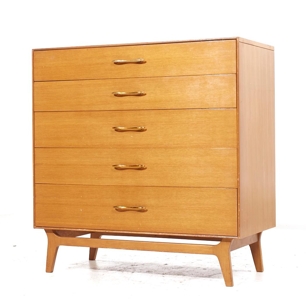 Mid-Century Modern Rway Mid Century Highboy Dresser For Sale