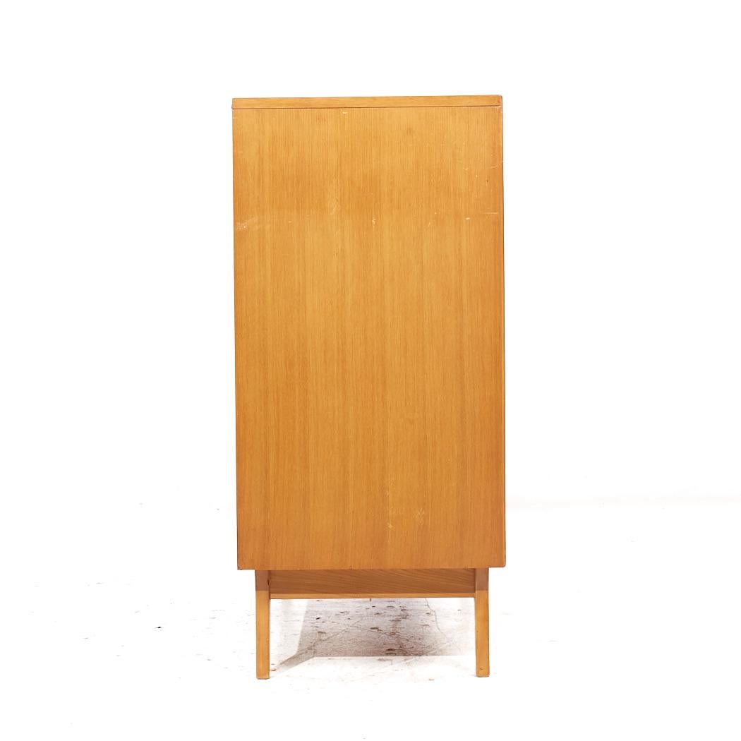 Rway Mid Century Highboy Dresser In Good Condition For Sale In Countryside, IL