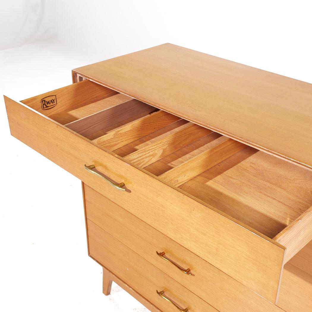 Rway Mid Century Highboy Dresser For Sale 1