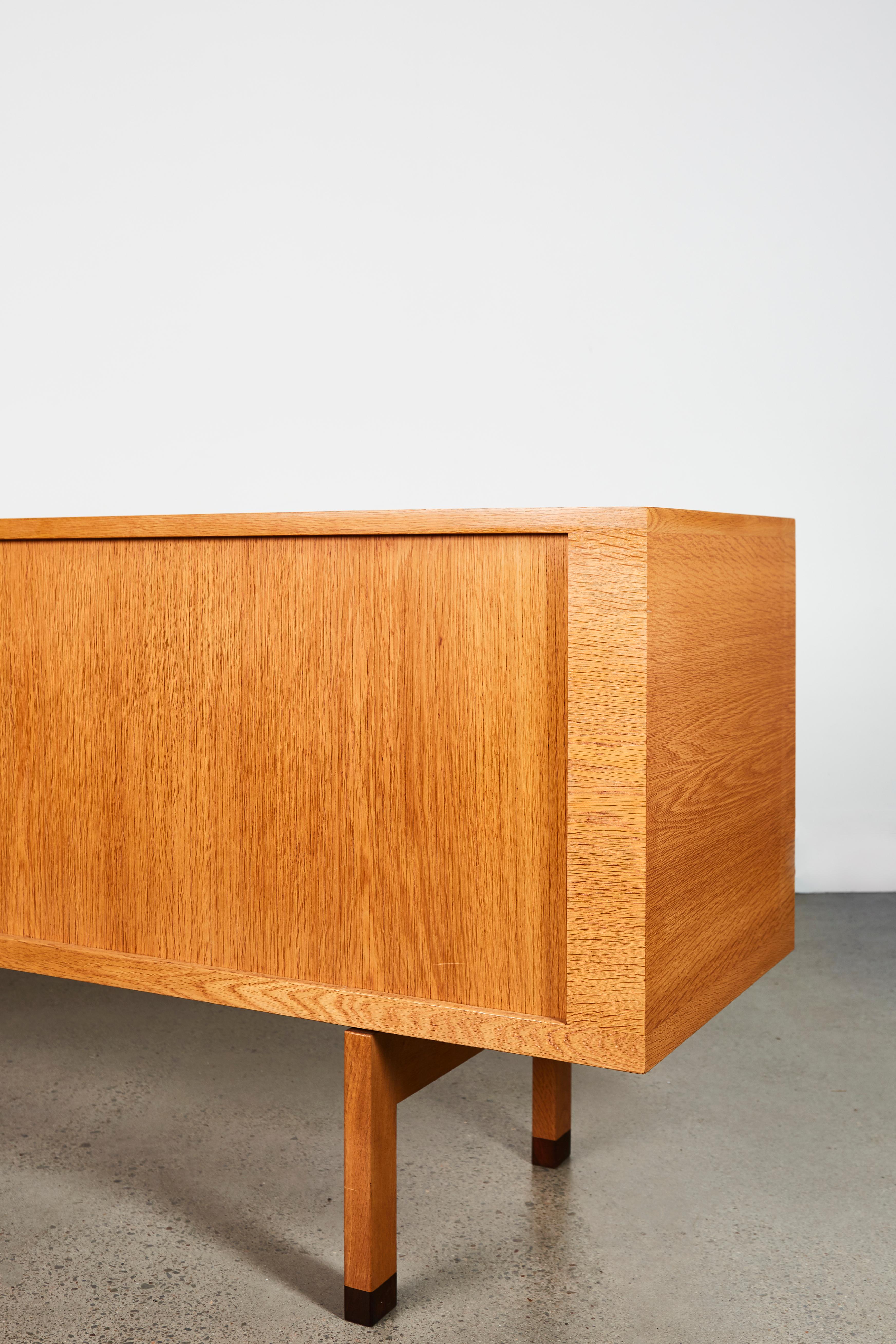 Danish RY-25 President Sideboard (Oak) by Hans Wegner For Sale