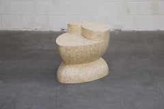 R&Y Augousti Pair of Mosaic Inlay Nesting Side Tables, 1980s, Signed