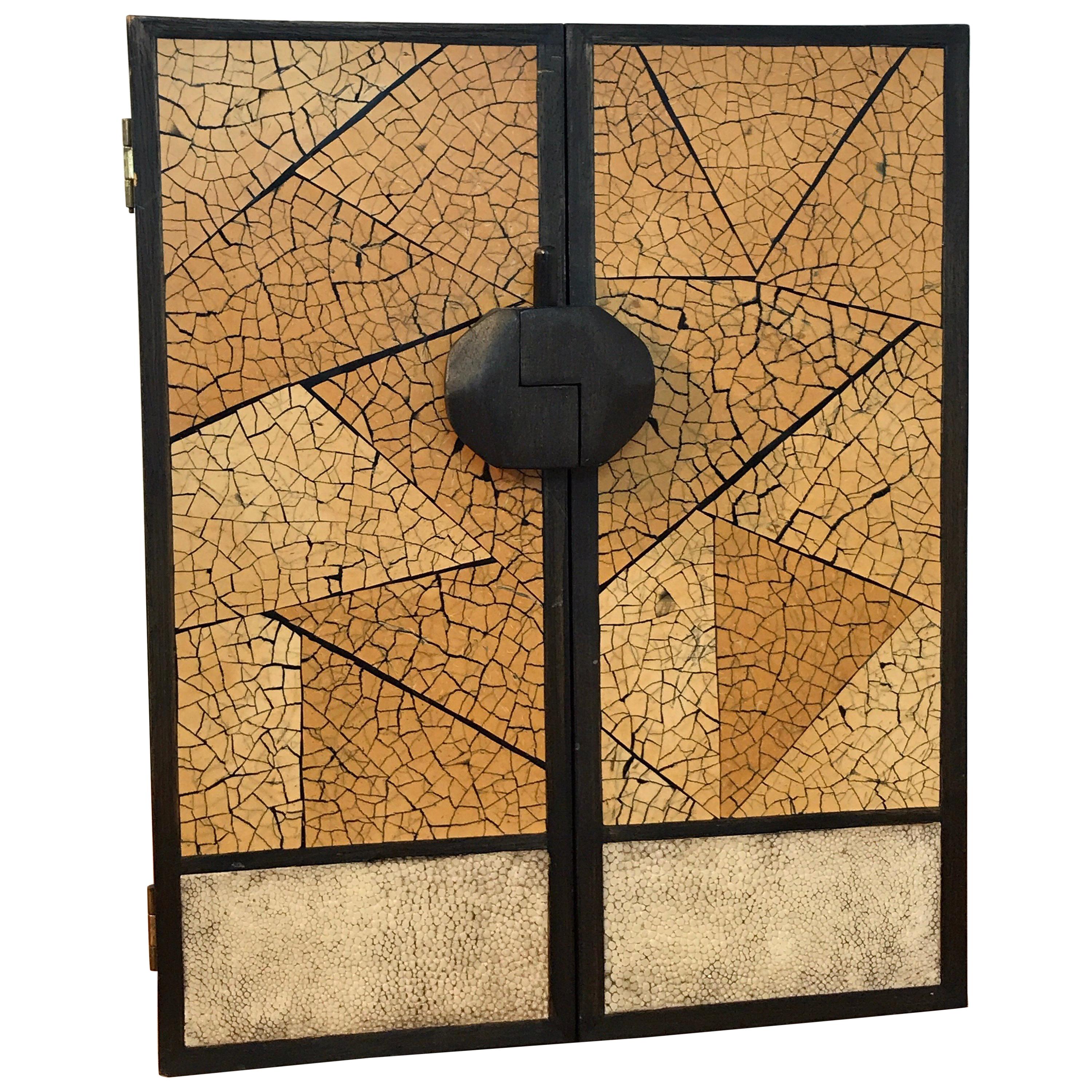 R&Y Augousti, Paris Shagreen and Lacquered Jewelry Box