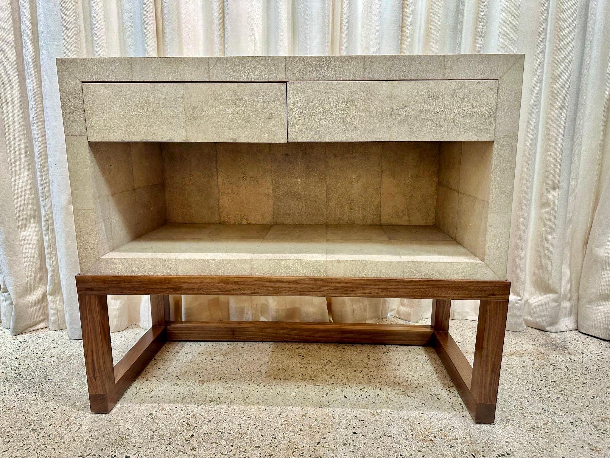 R&Y Augousti Paris - Shagreen Credenza/ Console Cabinet 4