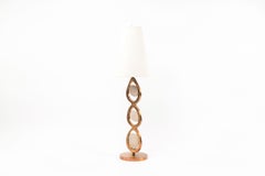 Peacock Table Lamp in Shagreen or Shell w/bronze patina brass by R&Y Augousti