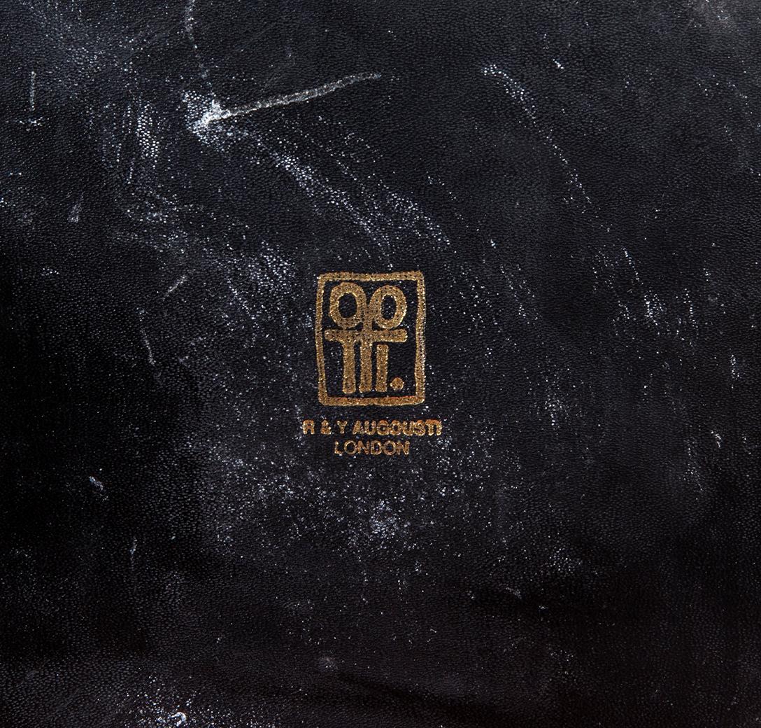 French R&Y Augousti, boîte à bijoux en galuchat, 1990 en vente