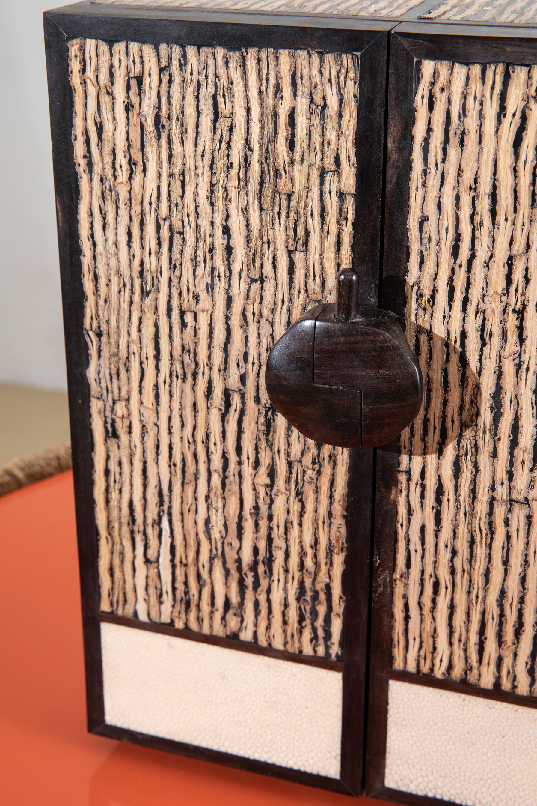 R&Y Augousti, boîte à bijoux en galuchat, 1990 Excellent état - En vente à Firenze, IT