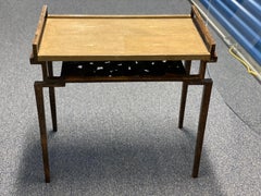 R&Y Augousti Shagreen Tray-Top Cecilia Side Table