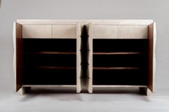 "Tomboy 8" Buffet Cabinet in Cream Shagreen by R & Y Augousti