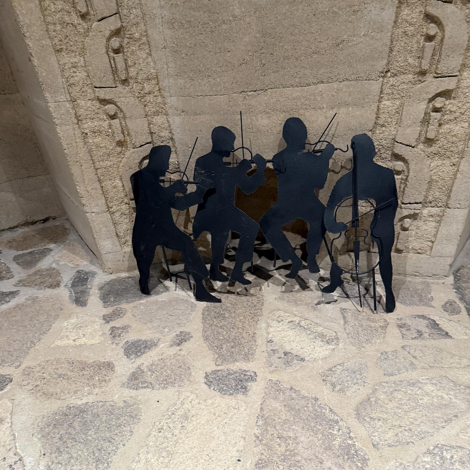 Mid-Century Modern ry Modern Sculpture Curtis Jere Music Band Scene For Sale