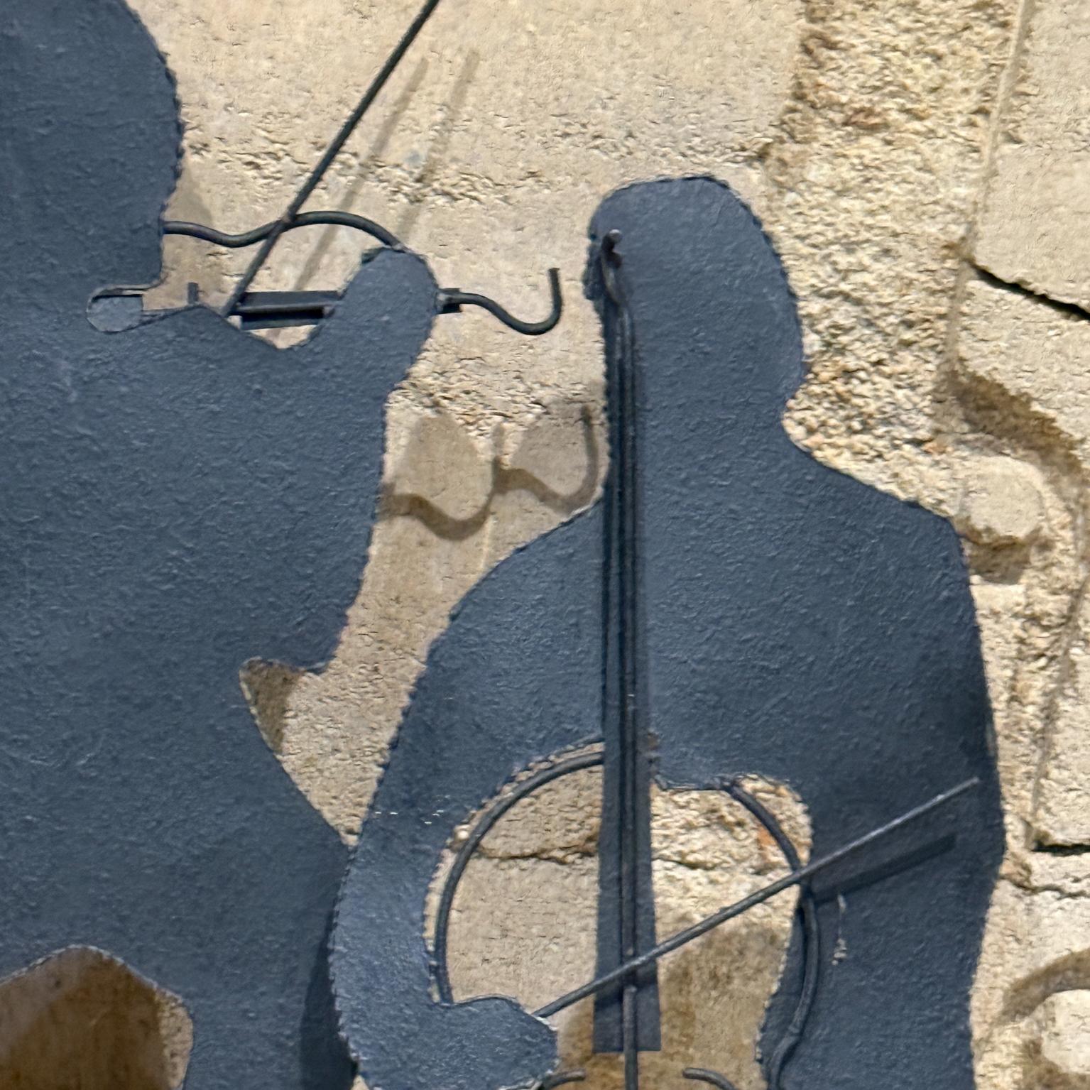 ry Modern Sculpture Curtis Jere Music Band Scene In Good Condition For Sale In Chula Vista, CA
