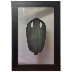 Vintage R&Y Shagreen Italian Framed Leather in Glass