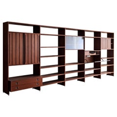 RY100 wall system designed by Hans J. Wegner for RY Møbler, Denmark 1960's