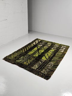 Rya carpet 'Kolmården' by Marianne Richter, Östergyllan, Sweden, 1960s