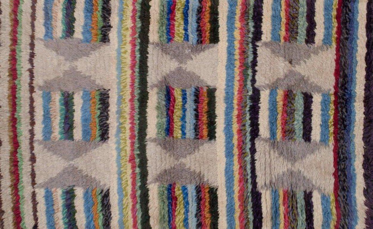Rya carpet, Sweden.
Modernist design.
From the 1970s.
In excellent condition.
Dimensions: 128 cm x 78 cm.