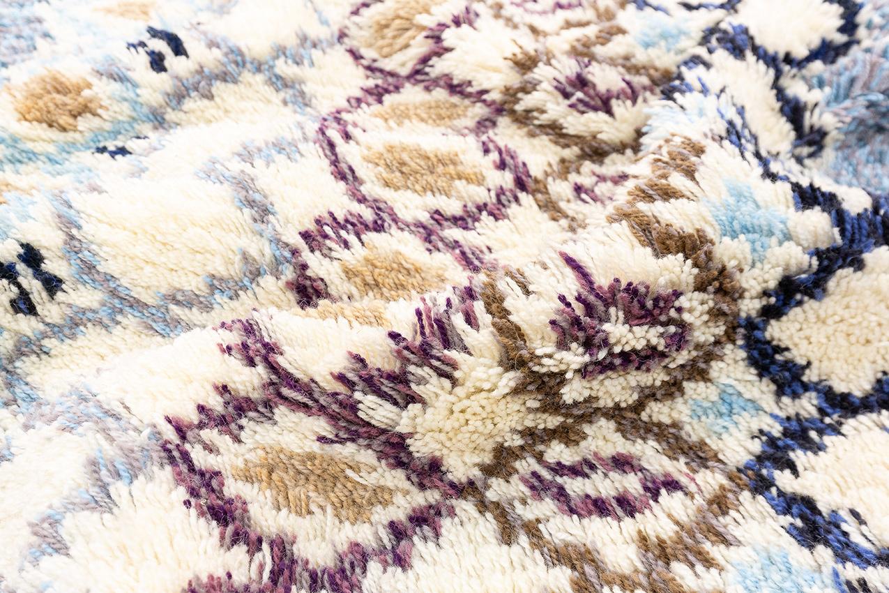 Alfombra Rya Diseño abstracto, 1950-1970 siglo XX en venta