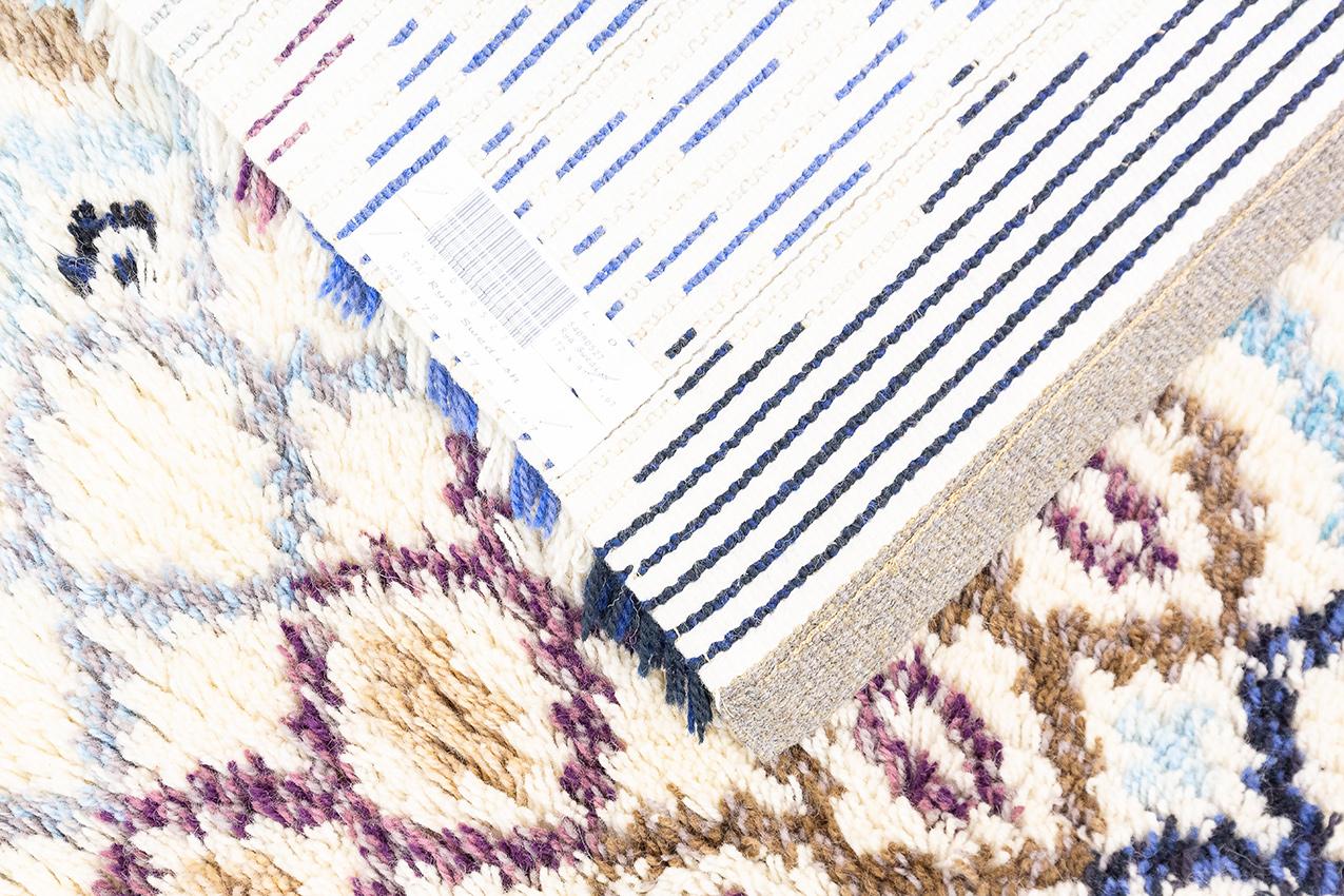 Alfombra Rya Diseño abstracto, 1950-1970 Lana en venta