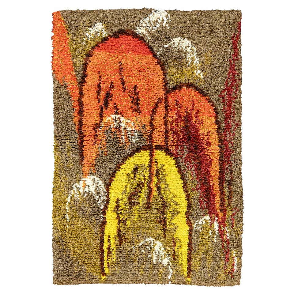 Vintage Ege Tæpper Rya Carpet For Sale at 1stDibs | rya rug vintage ...