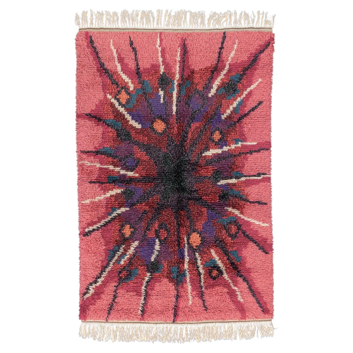 Rya Rug Abstract Design Mollaianrugs Collection im Angebot