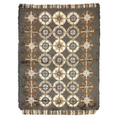 Rya Rug Brown Farbe