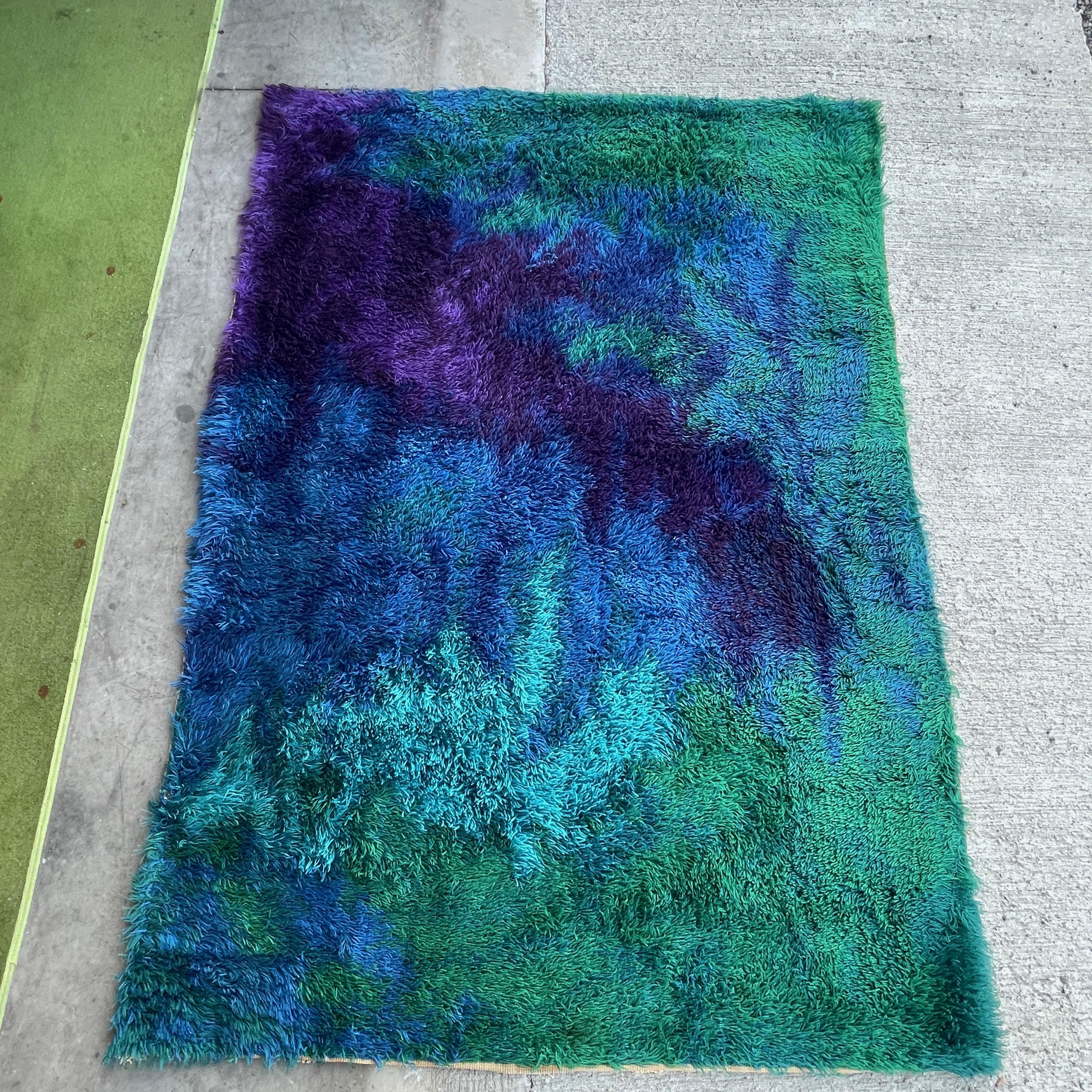 Rya rug by Ib Antoni (“the national illustrator of Denmark”) for Unika Væv 75