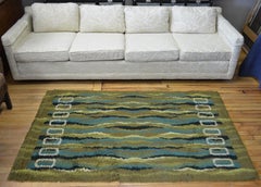 Rya Rug by Scandinavian Designer Eva Brummer, Titled Everglades
