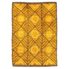 Tapis Rya brun doré