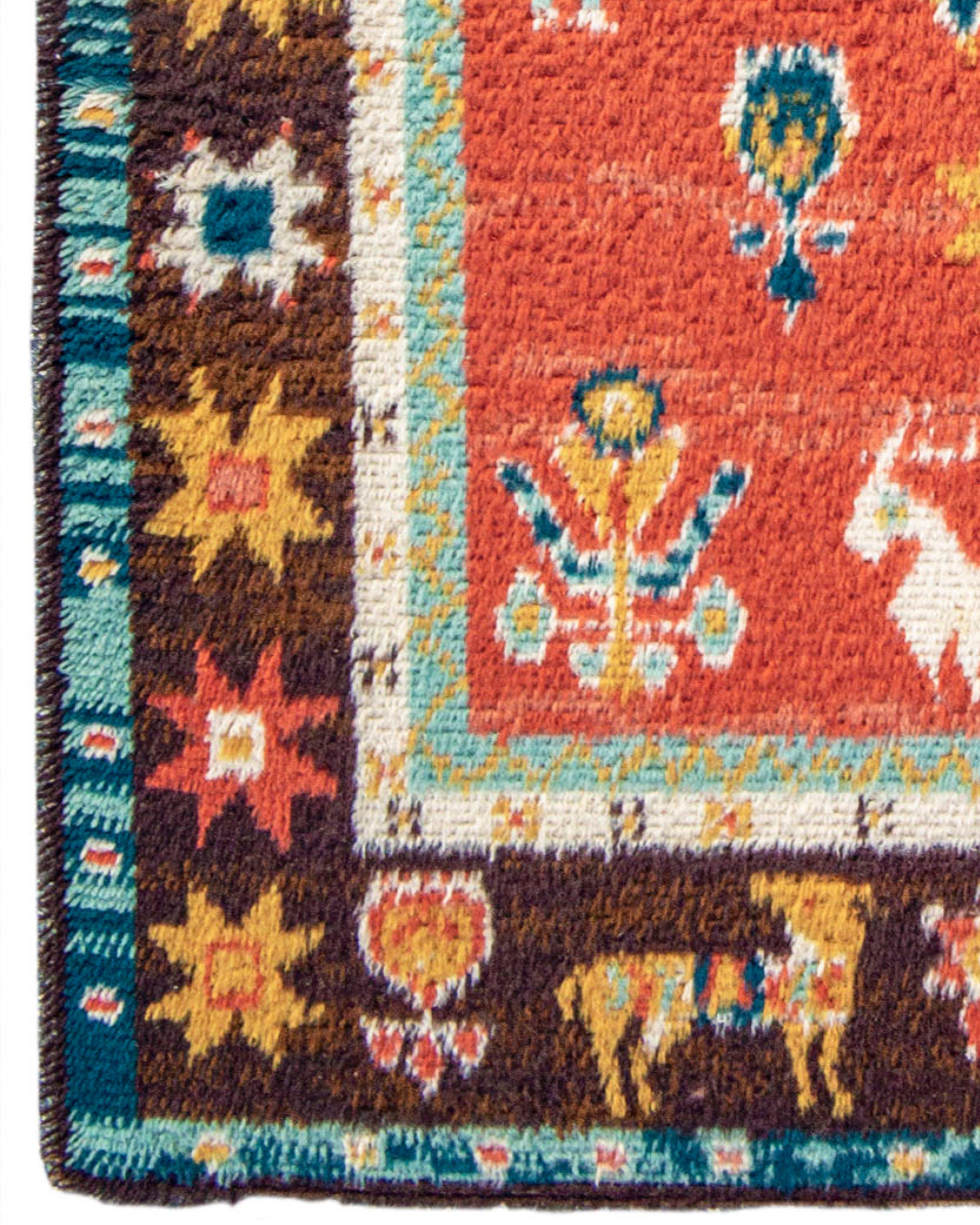 Rya-Teppich, spätes 20. Jahrhundert (Handgeknüpft) im Angebot