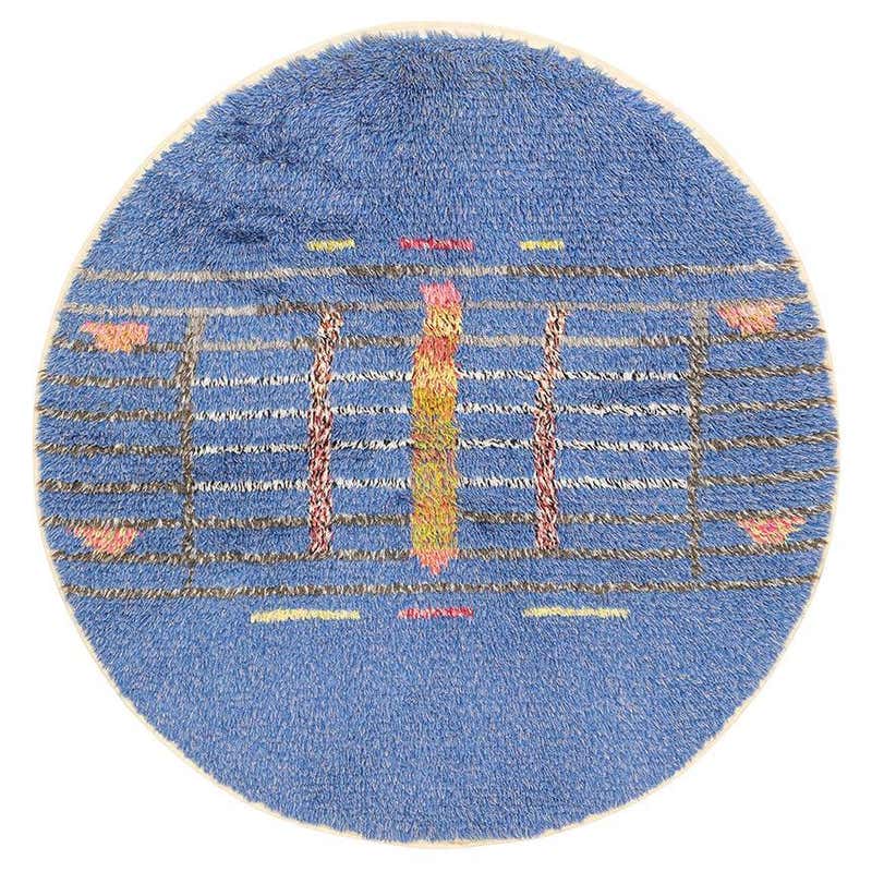 Large, Richly Colored Rya Rug For Sale at 1stDibs