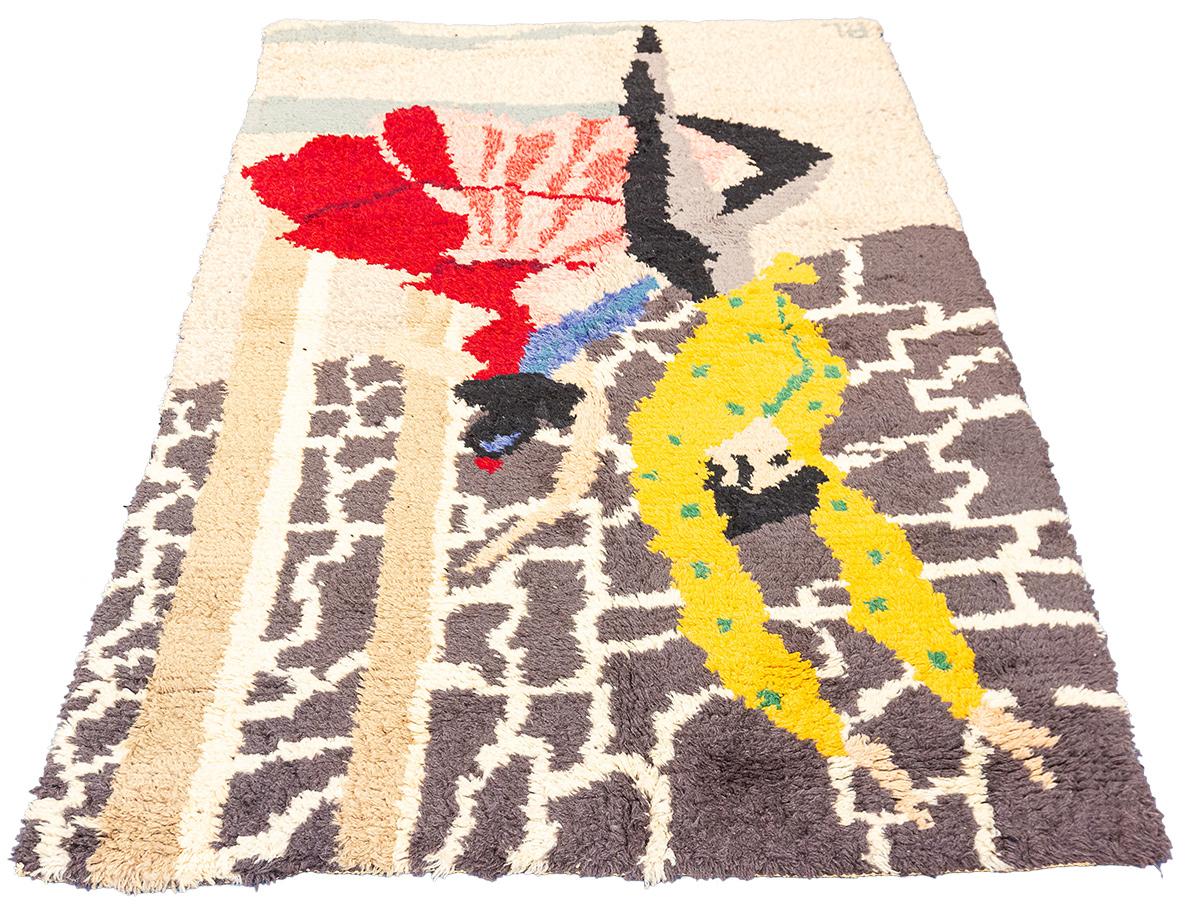 Transform any room into an eye-catching masterpiece with the Swedish Rollakan Rug! This timeless, simplistic design featuring a flat weaving technique is sure to be a conversation starter. Make your house stand out from the rest with its interesting