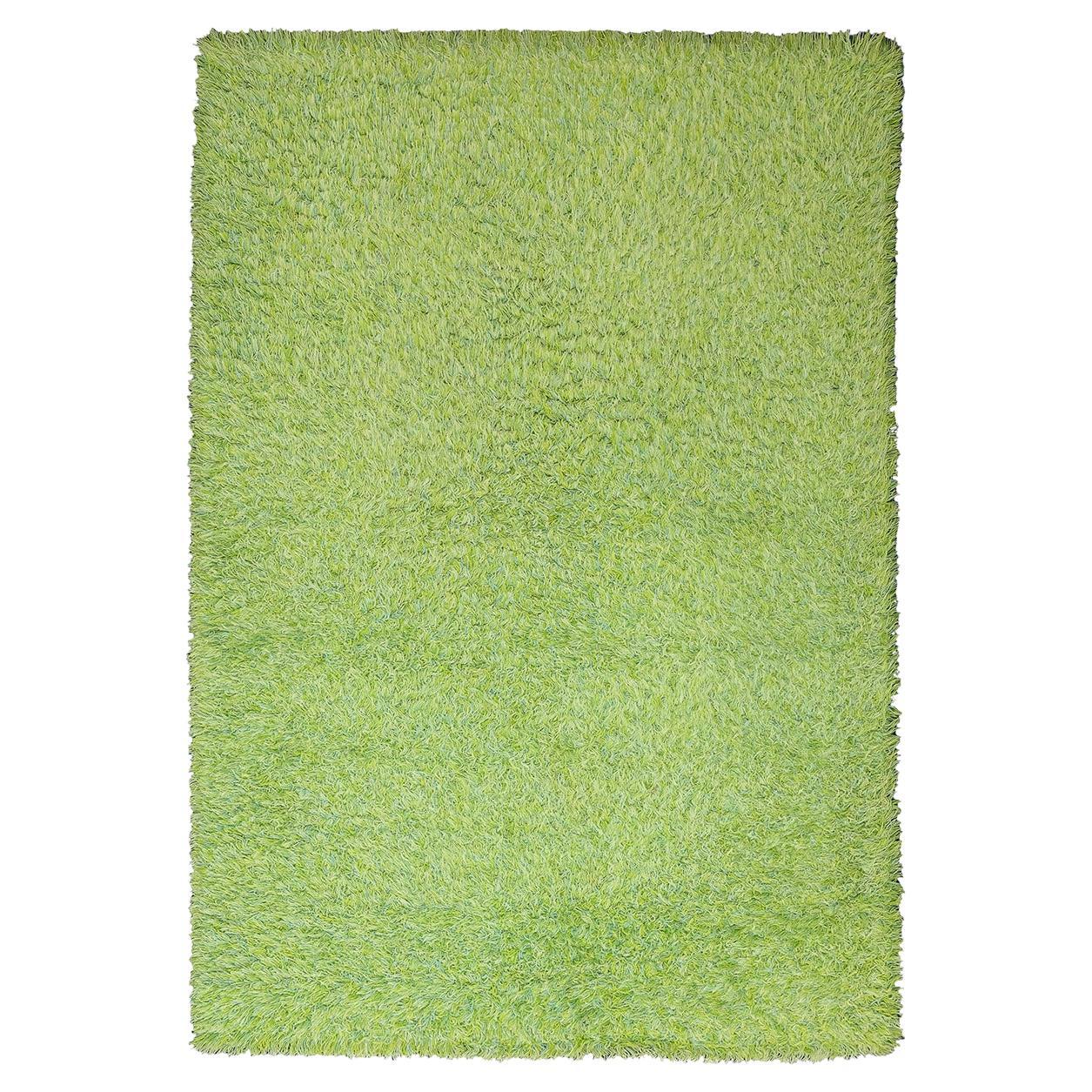 Tapis Rya de couleur vert suédois